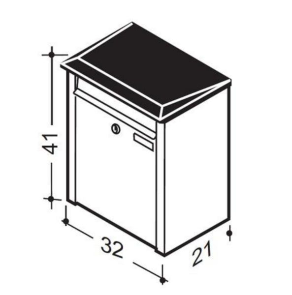 Postilaatikko Bobi Xpress RST