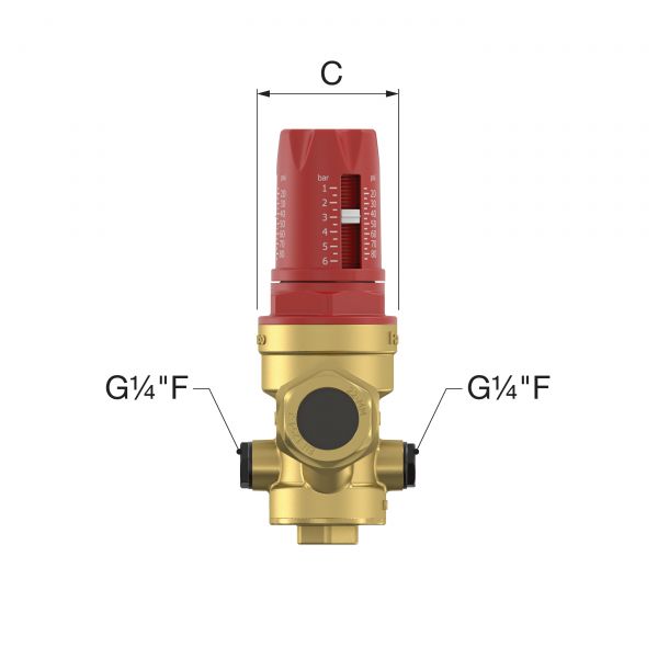 Paineenalennusventtiili FLAMCO Prescor PRV, 1.0-6.0 Bar, DN32-DN40-DN50