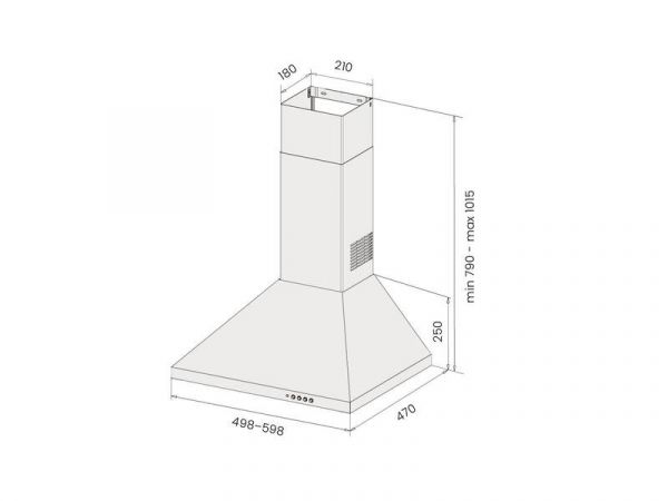 Liesituuletin Savo C-3405-S 50cm RST