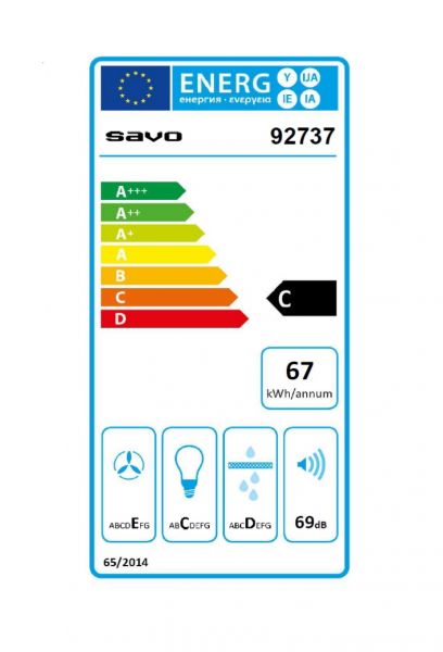 Liesituuletin Savo F-1605 B 50 cm moottorilla, mattamusta