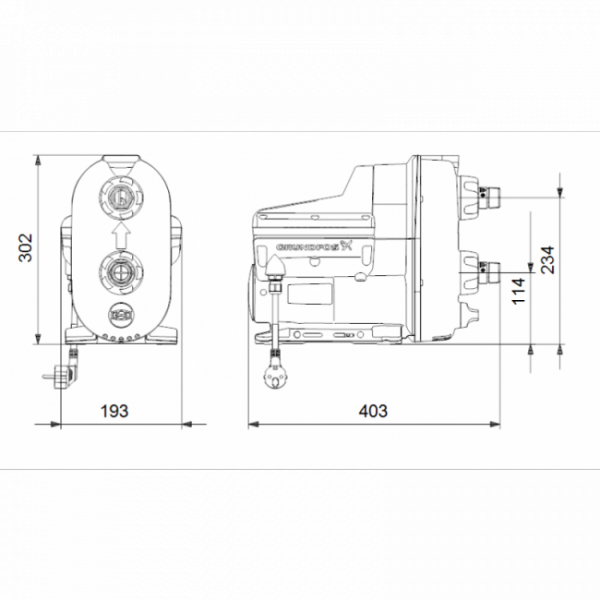 VESIAUTOMAATTI Grundfos Scala2 3-45