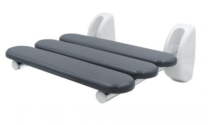 Folding shower seat Ridder Pro, grey