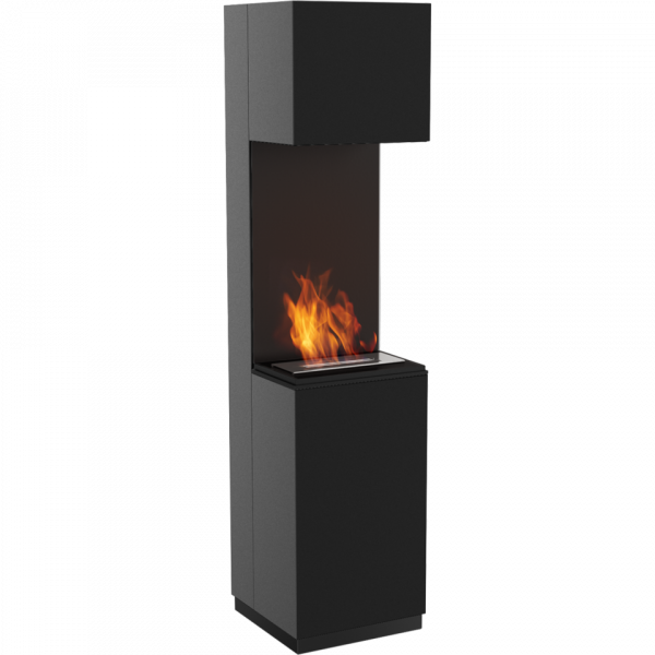 Biofireplace Kratki Sierra black, freestanding