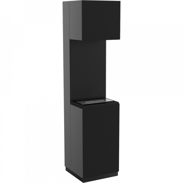 Biofireplace Kratki Sierra black, freestanding