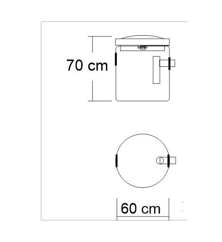 Saostuskaivo Raita SK 100L