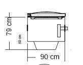 Saostuskaivo Raita SK 250L