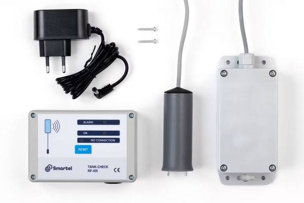 Langaton hälytysjärjestelmä Smartel Tankcheck RF 413 lokasäiliöille