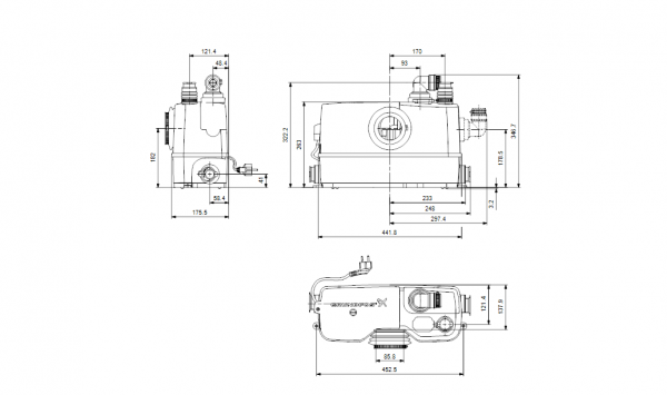 Grundfos Sololift2 WC-3 pienjätevesipumppaamo