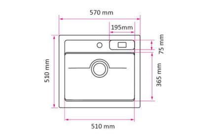 Komposiittiallas Stala Compo CEG51-57B musta