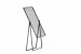 Clothes rack Stewi TMR10, black, 12m, floor-standing