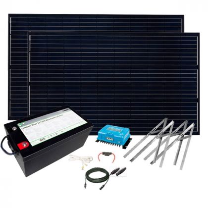 Aurinkoenergiapaketti Sunwind Litium 300AH Heat