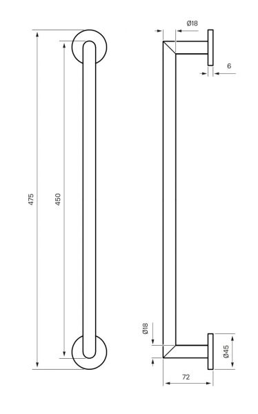 Pyyhetanko Tapwell TA211 450mm eri väriä