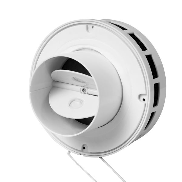 Korvausilmaventtiili Europlast SPK2-100dB ⌀ 100mm äänieristeellä ja suodattimella