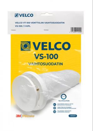 VAIHTOSUODATINPAKKAUS VELCO VSR / VLR 3KPL / PAKKAUS