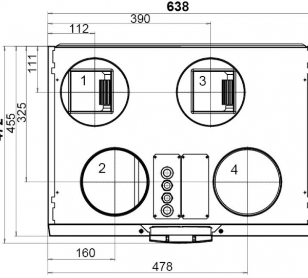 Ilmanvaihtokone Vallox 110 MV LA12