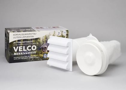 Korvausilmaventtiili Velco mökkiventtiilli