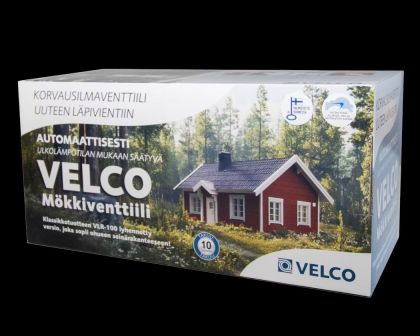 Korvausilmaventtiili Velco mökkiventtiilli