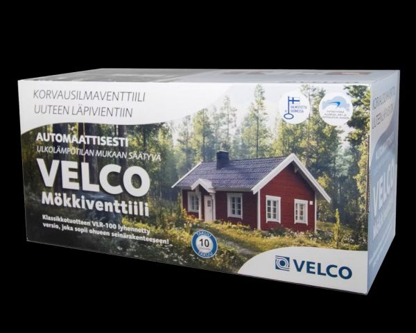 Korvausilmaventtiili Velco mökkiventtiilli