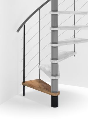 Lisäaskelma kierreportaat MINKA Venezia Smart 140-160 halk. pyökki