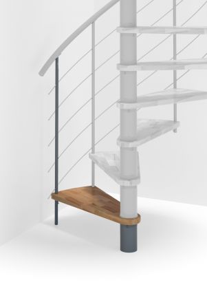 Lisäaskelma kierreportaat MINKA Venezia Smart 140-160 halk. pyökki