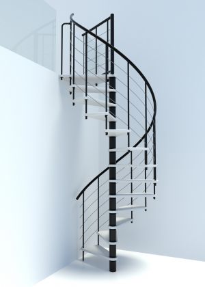 Kierreportaat MINKA Venezia Smart 160 halk. valkoinen pyökki