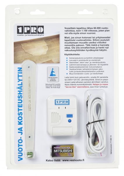 VESIVUOTOHÄLYTIN ONE-PRO 9V SIS.1 SENSORIN