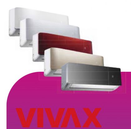 Ilmalämpöpumppu Vivax R+ DESIGN 12, R32, 3,81kW, Shampanja