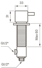 Pesukoneventtiili Tapwell BI 284