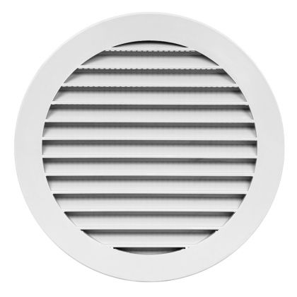 Plastic grill Europlast VR125, white or black