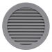 Plastic grill Europlast VR125P grey