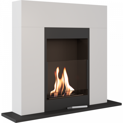 Biofireplace Whiskey 2 floorstanding white, black or grey