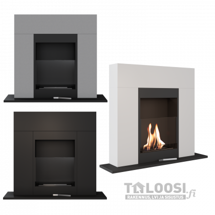 Biofireplace Whiskey 2 floorstanding white, black or grey