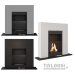 Biofireplace Whiskey 2 floorstanding white, black or grey