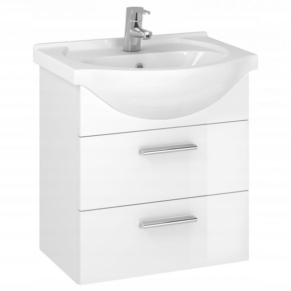 Allaskaappi altaalla Kiba ASPEN 50 cm valkoinen