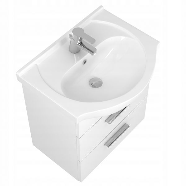 Allaskaappi altaalla Kiba ASPEN 50 cm valkoinen