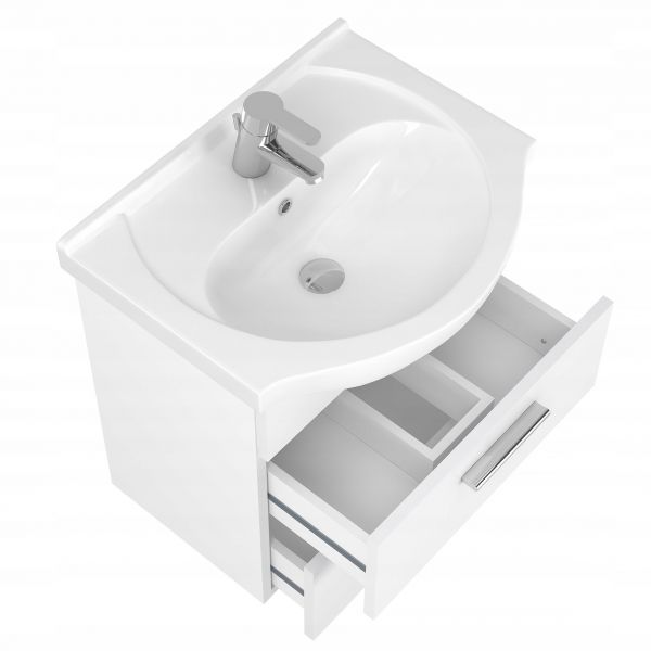 Allaskaappi altaalla Kiba ASPEN 50 cm valkoinen