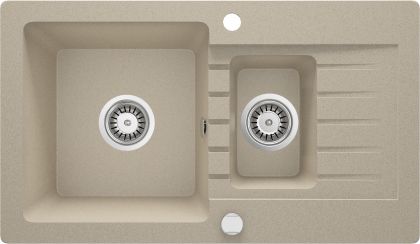 Keittiöallas Deante Zorba 1.5-altainen, Beige tai luonnon valkoinen