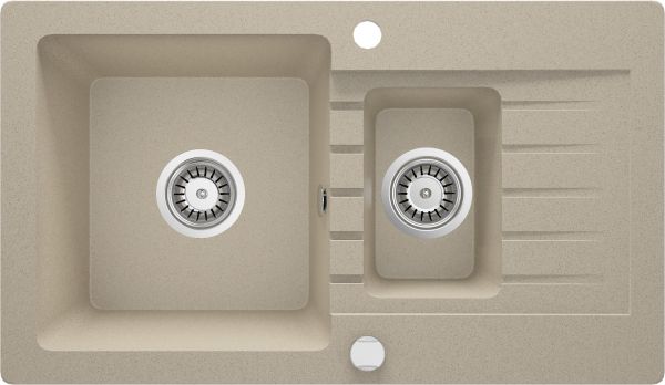 Keittiöallas Deante Zorba 1.5-altainen, Beige tai luonnon valkoinen